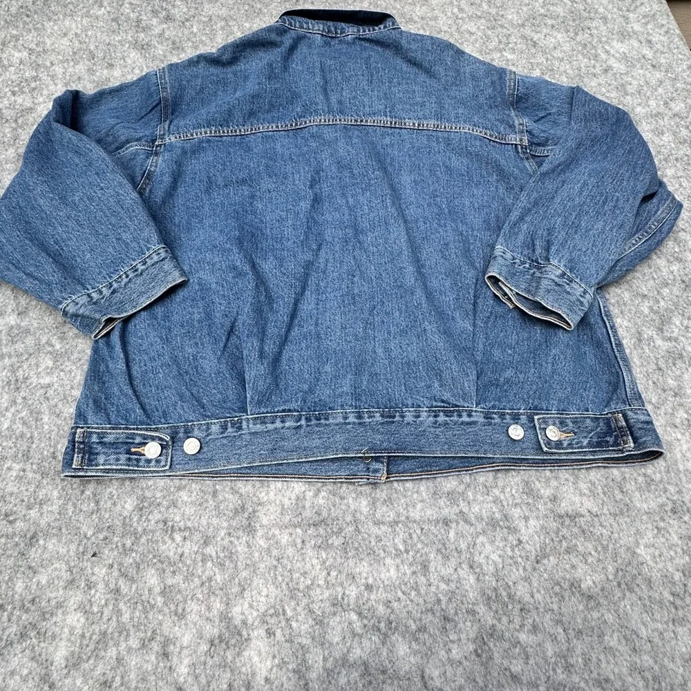 Levis Baggy Trucker Jacket Men's Size X Large Blue Denim New With Tags